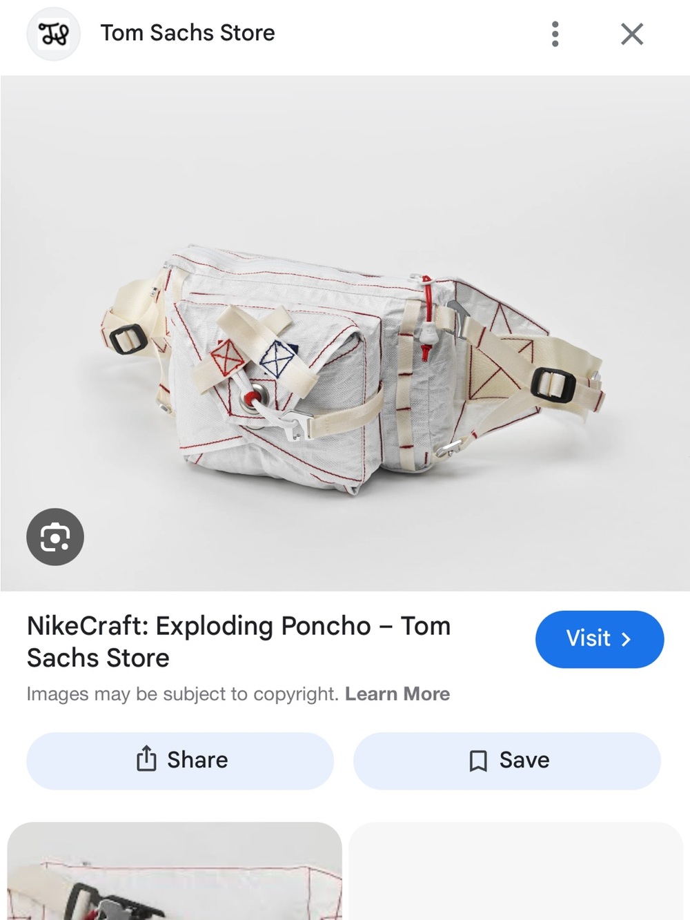 Nike Tom Sachs exploding poncho